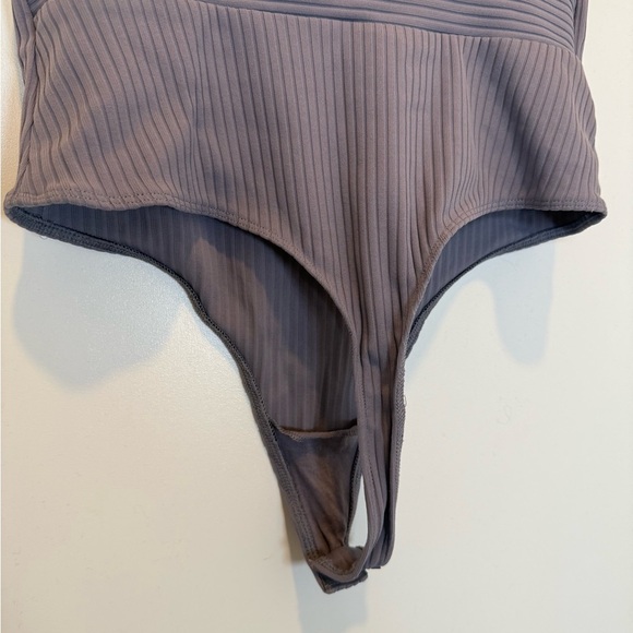 Victoria Secret Sport Gray Open Back Bodysuit - Picture 6 of 7